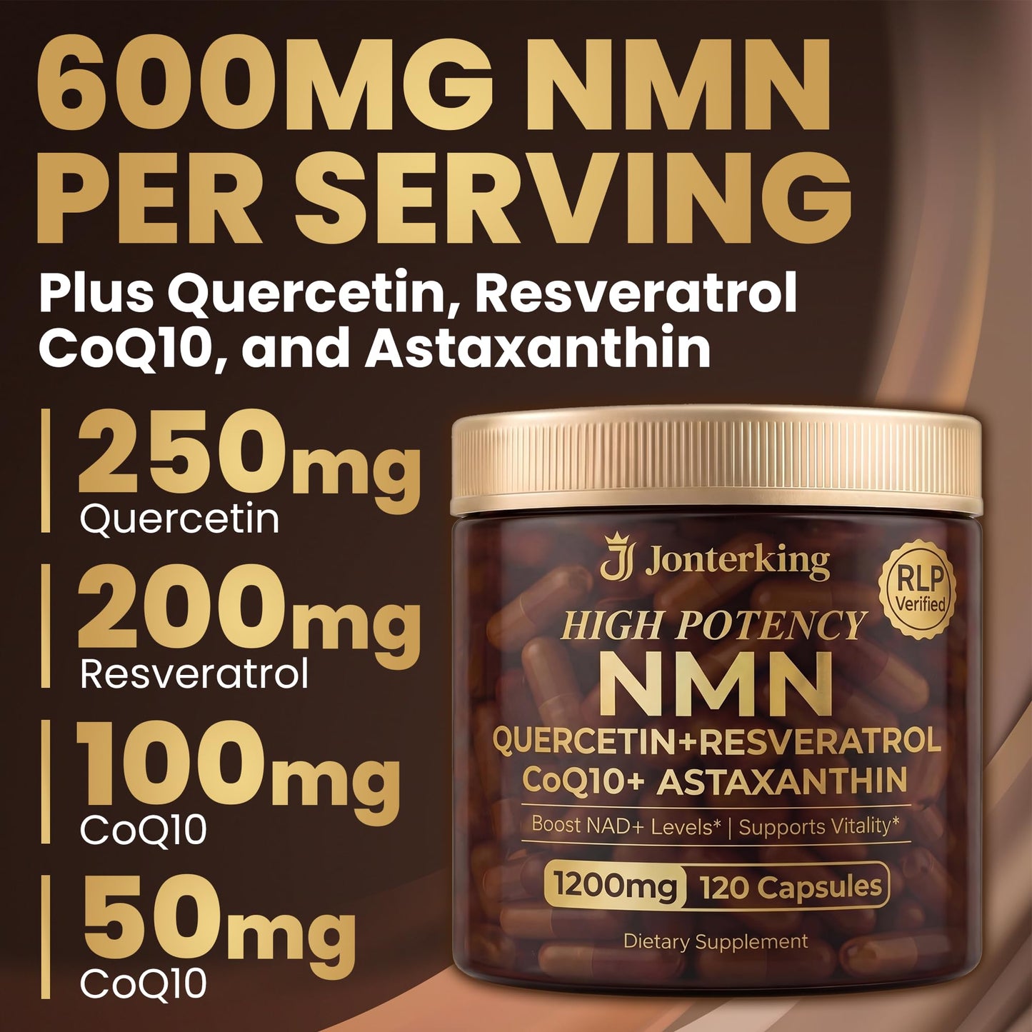 JonterKing NMN Supplement Capsule 120 Capsules