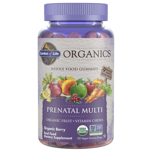 Garden of Life Organics Prenatal Gummies 120 Count