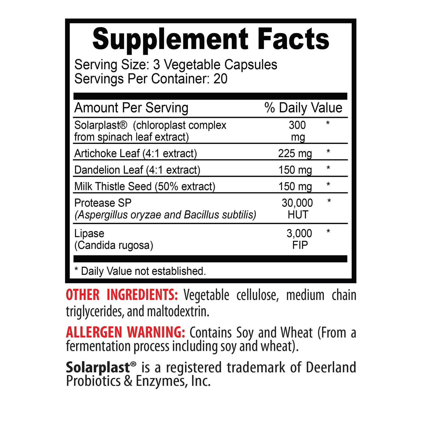 Skin Care Solutions Liver Support Capsules 60