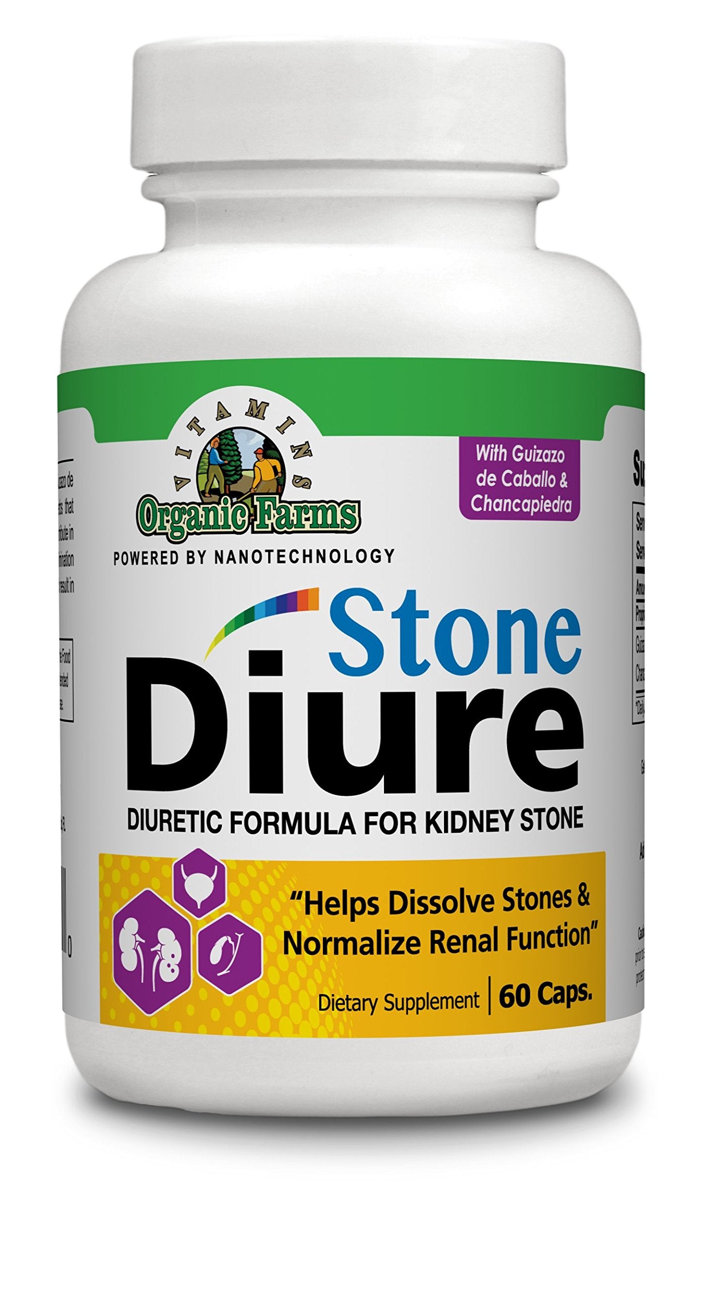 Organic Farms Vitamins Diure Stone Capsule 60