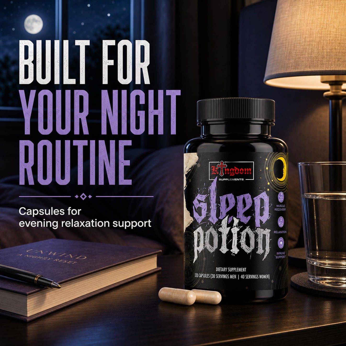 Kingdom Supplements Sleep Potion Capsules 120