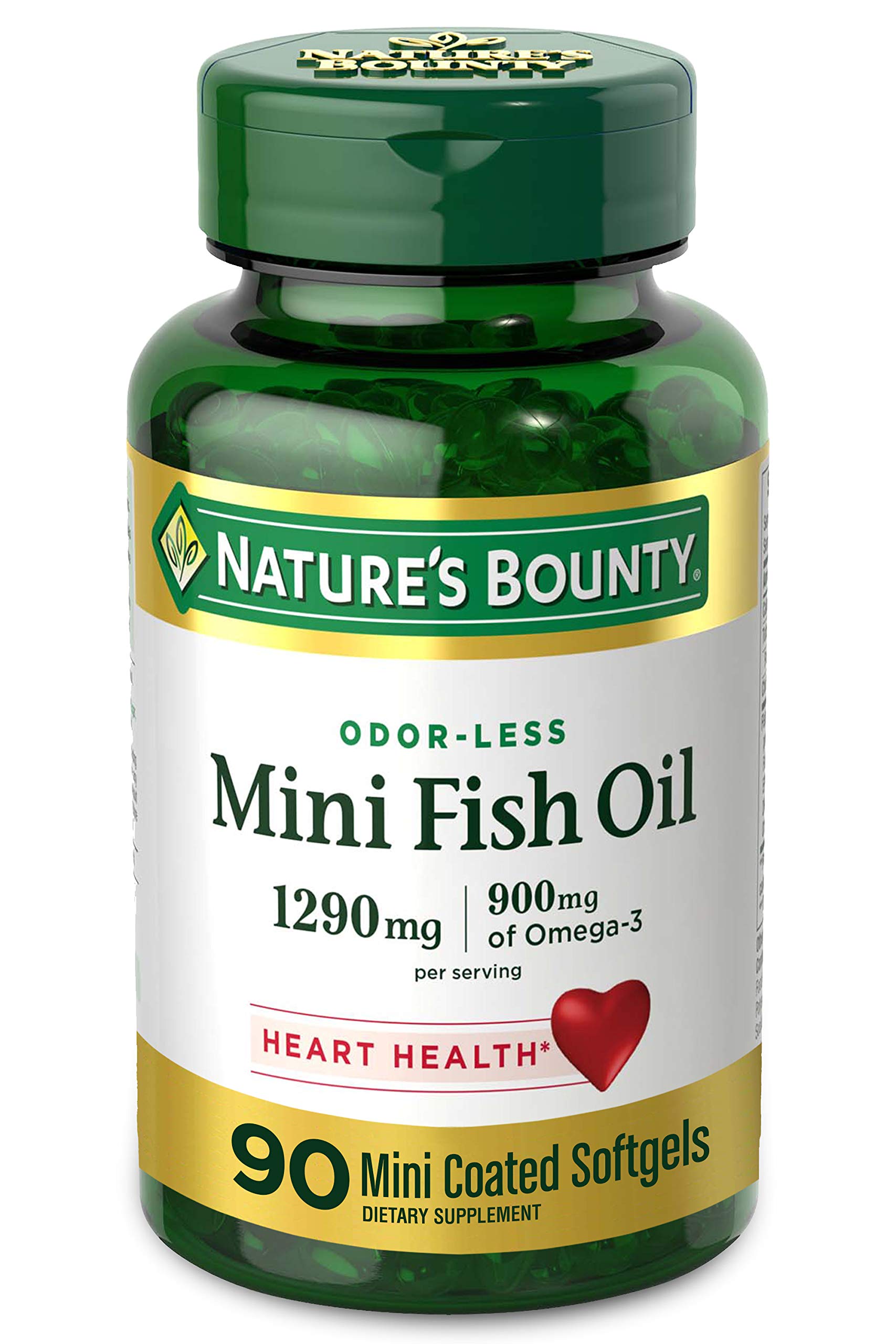 Nature's Bounty Mini Fish Oil Softgels 90