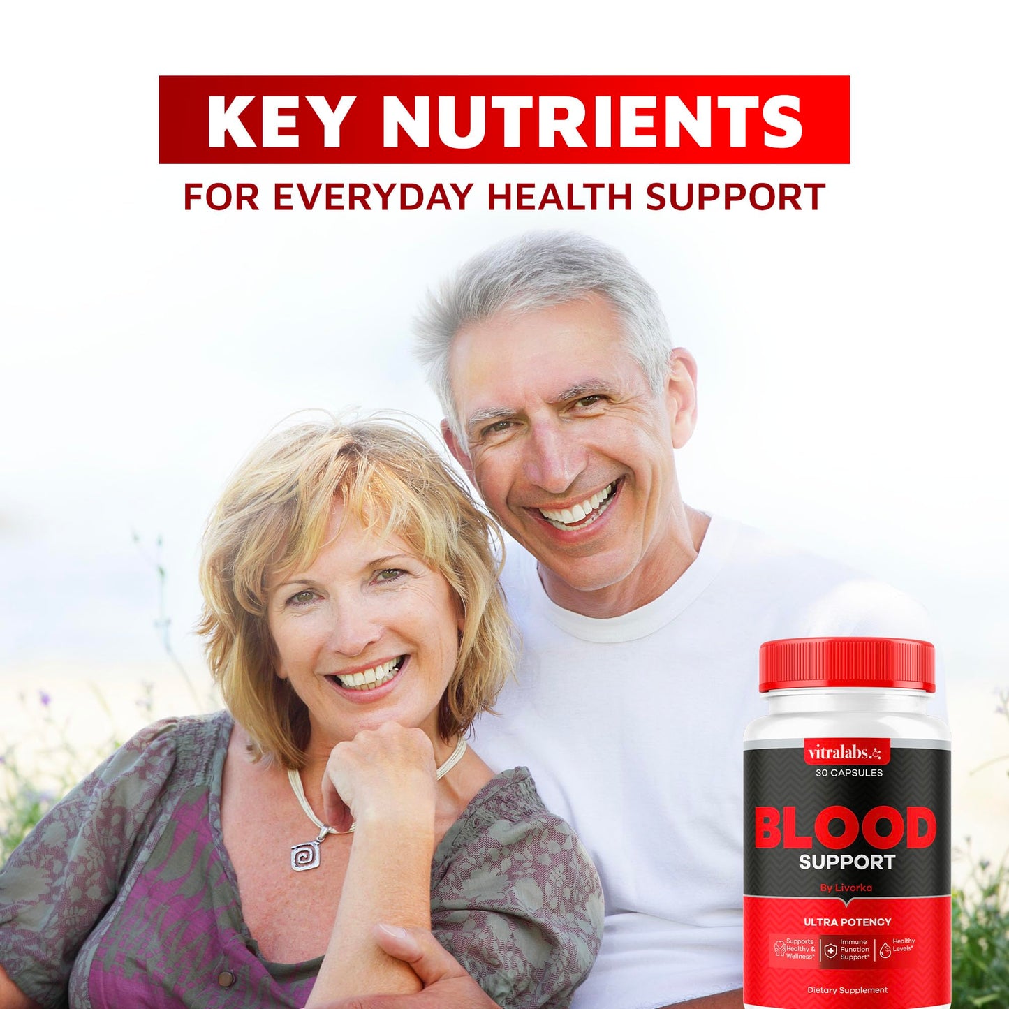 LIVORKA Vitralabs Blood Support Capsules, 30 Capsules