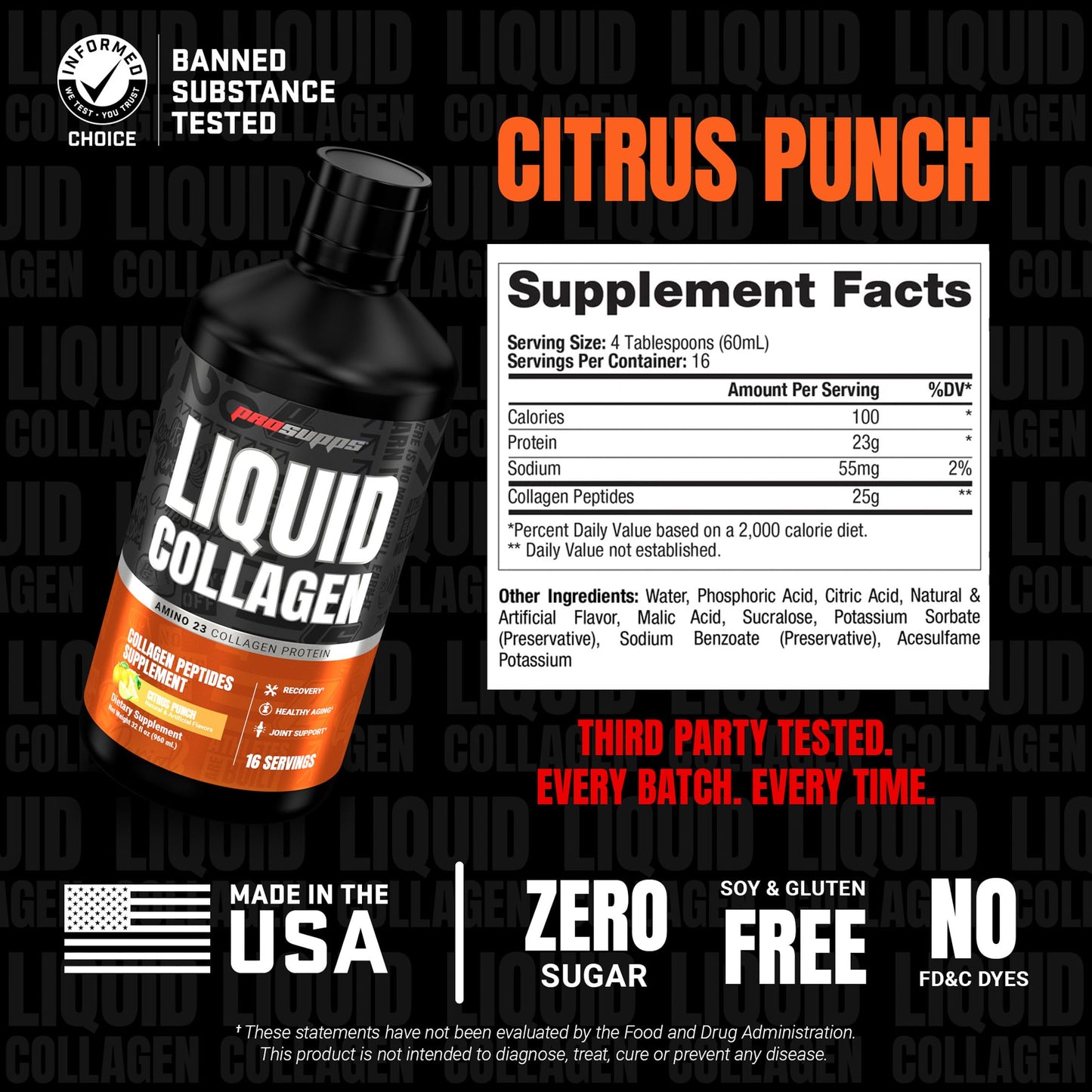 ProSupps Amino23 Liquid Collagen Shots Powder 32