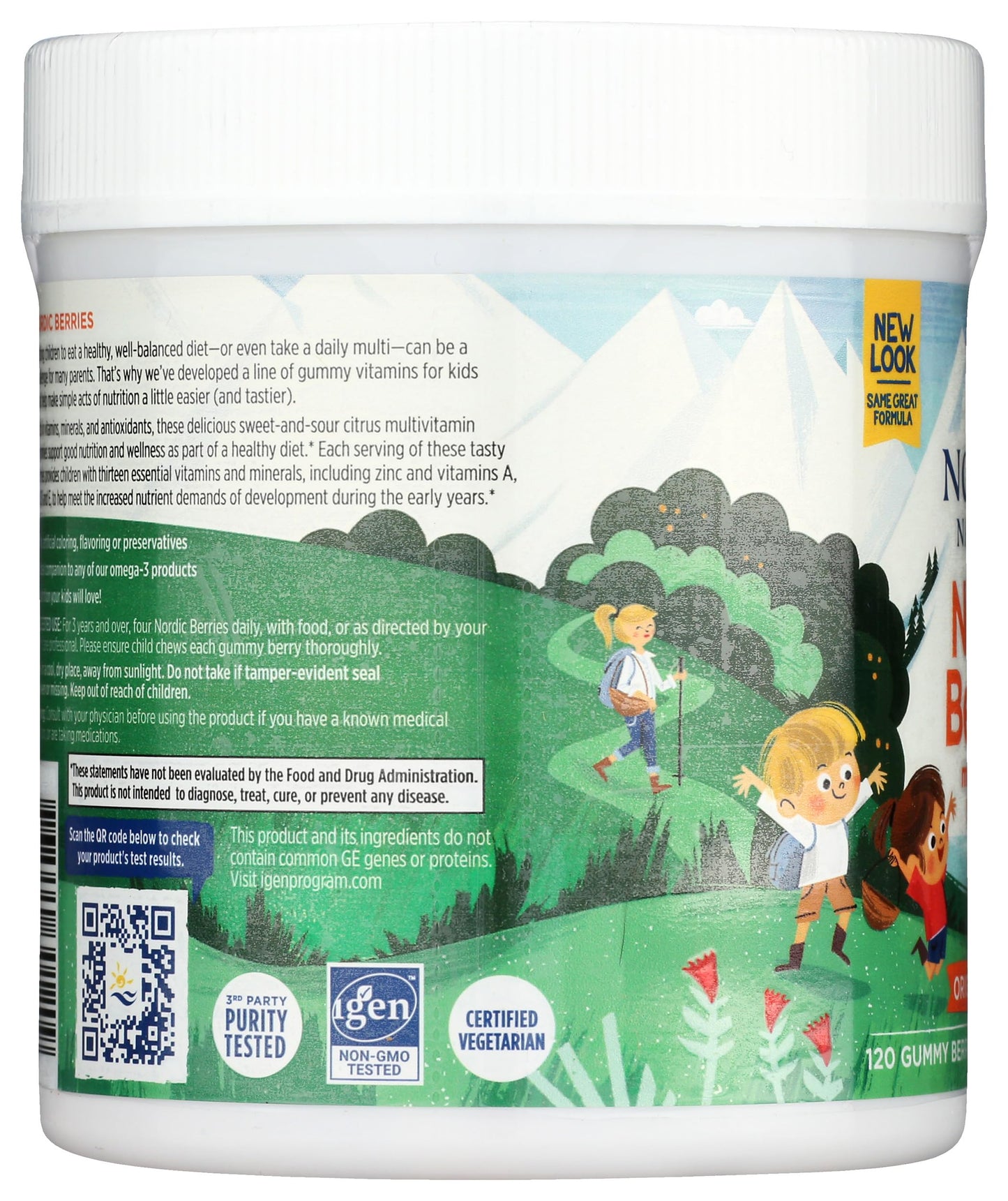 Nordic Naturals Nordic Berries Gummy, 120 Count