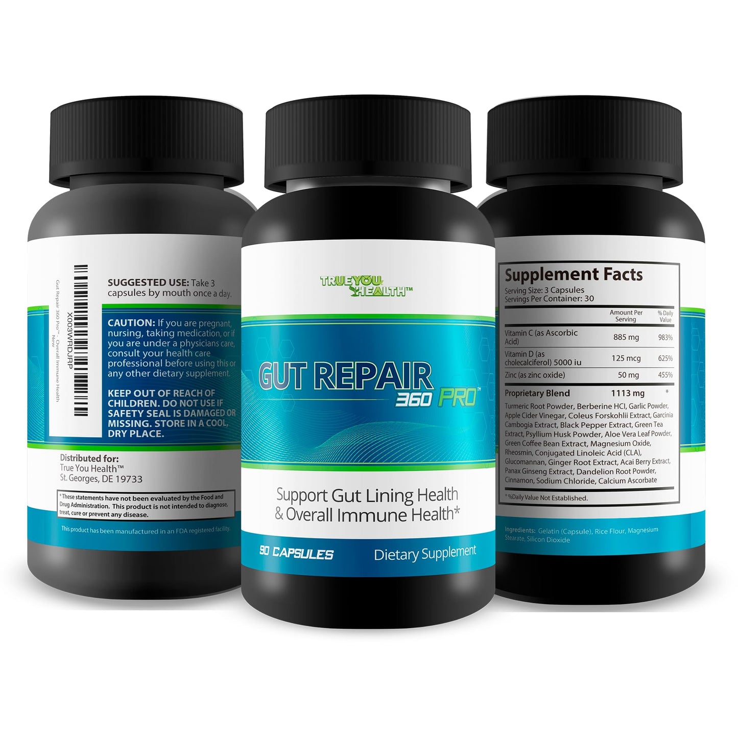 True You Health Gut Repair 360 Pro Capsule, 1 Count