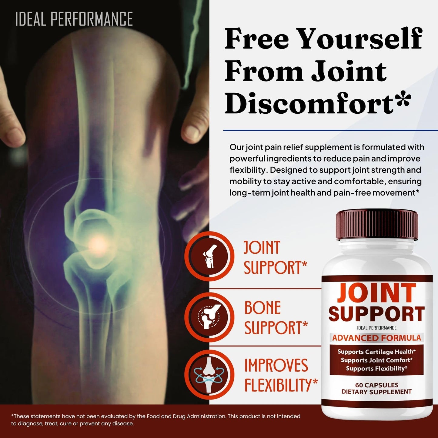 IDEAL PERFORMANCE Joint Support Capsules 120 Capsules