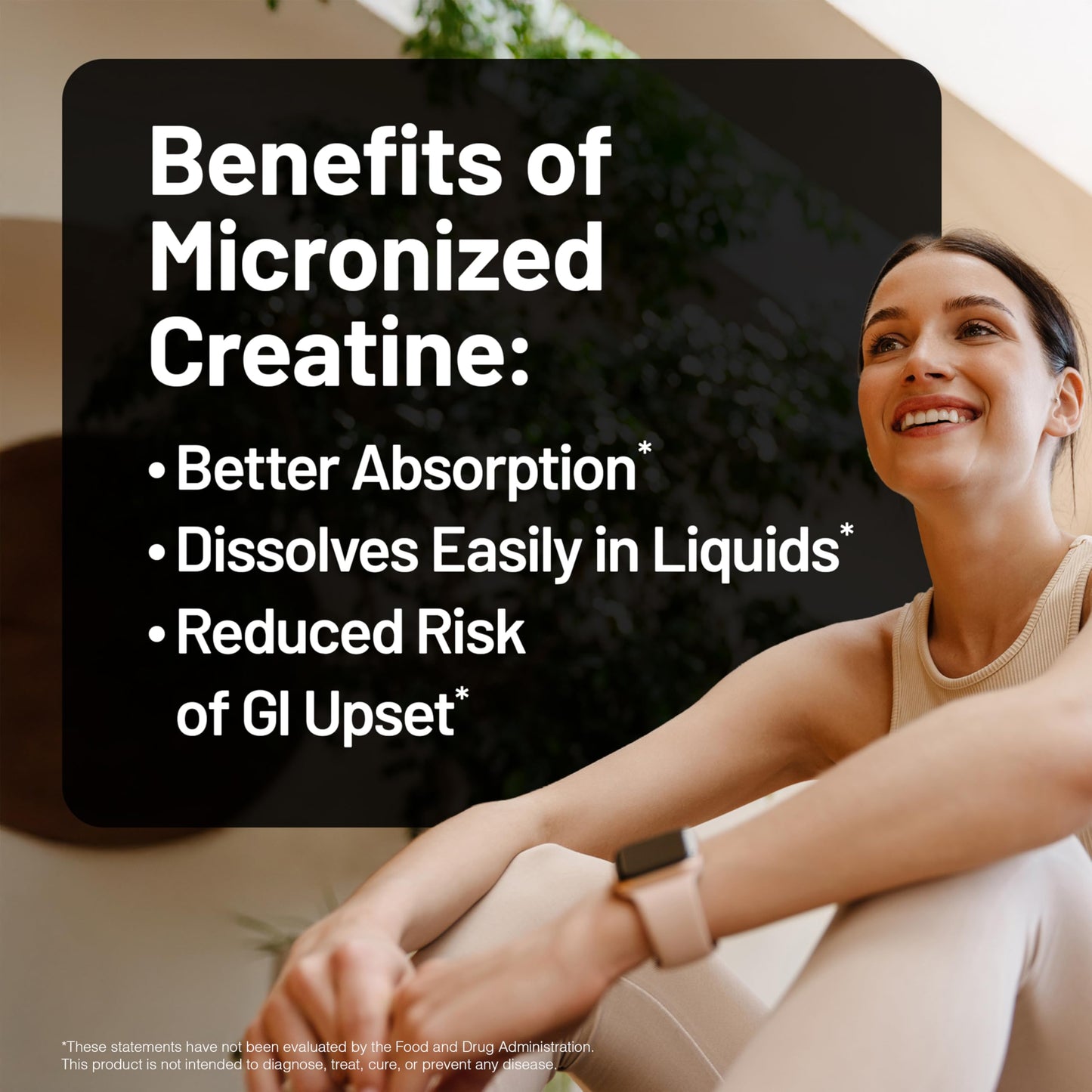 NatureWise Micronized Creatine Monohydrate Powder 100 Servings