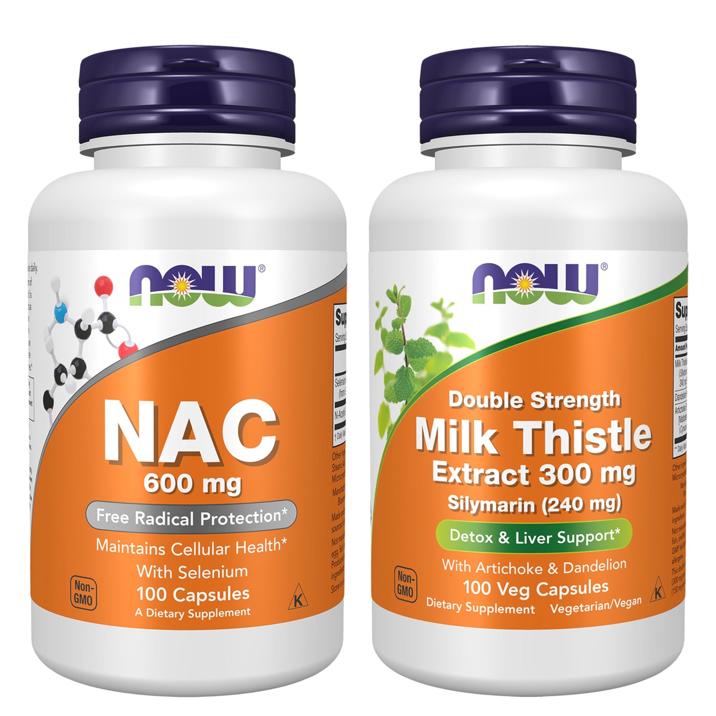 NOW Foods NAC (N-Acetyl Cysteine) 600 mg with Selenium, 100 Capsules