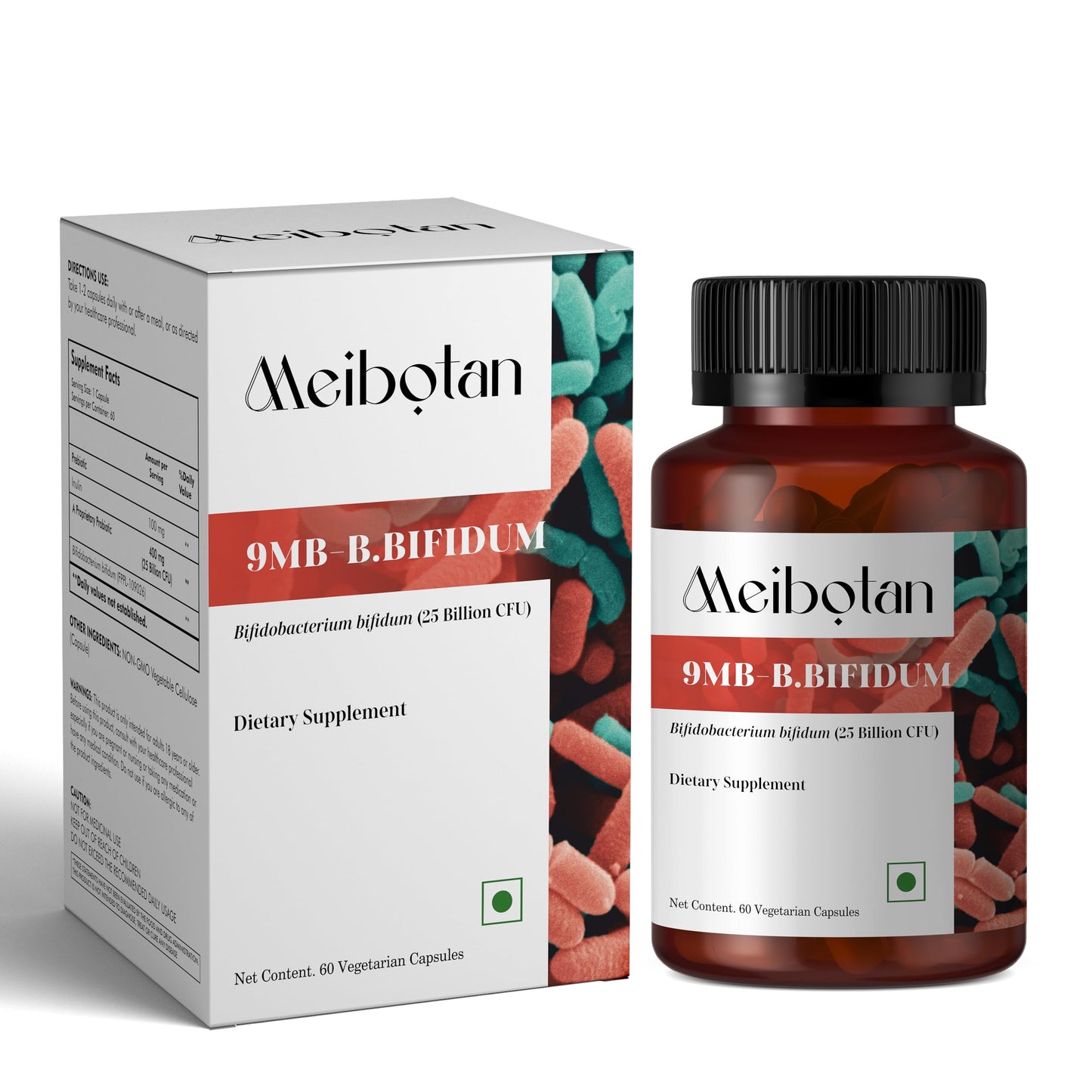 MEIBOTAN Bifidobacterium bifidum Probiotics 60 Capsules
