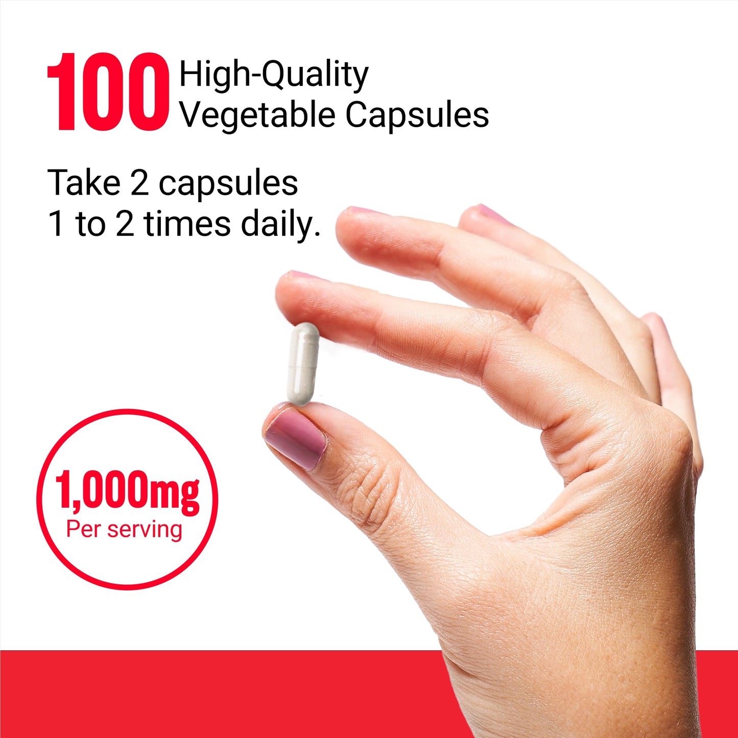 Force Factor Panax Ginseng Adaptogenic Korean Ginseng Supplement Capsules, 100 Count