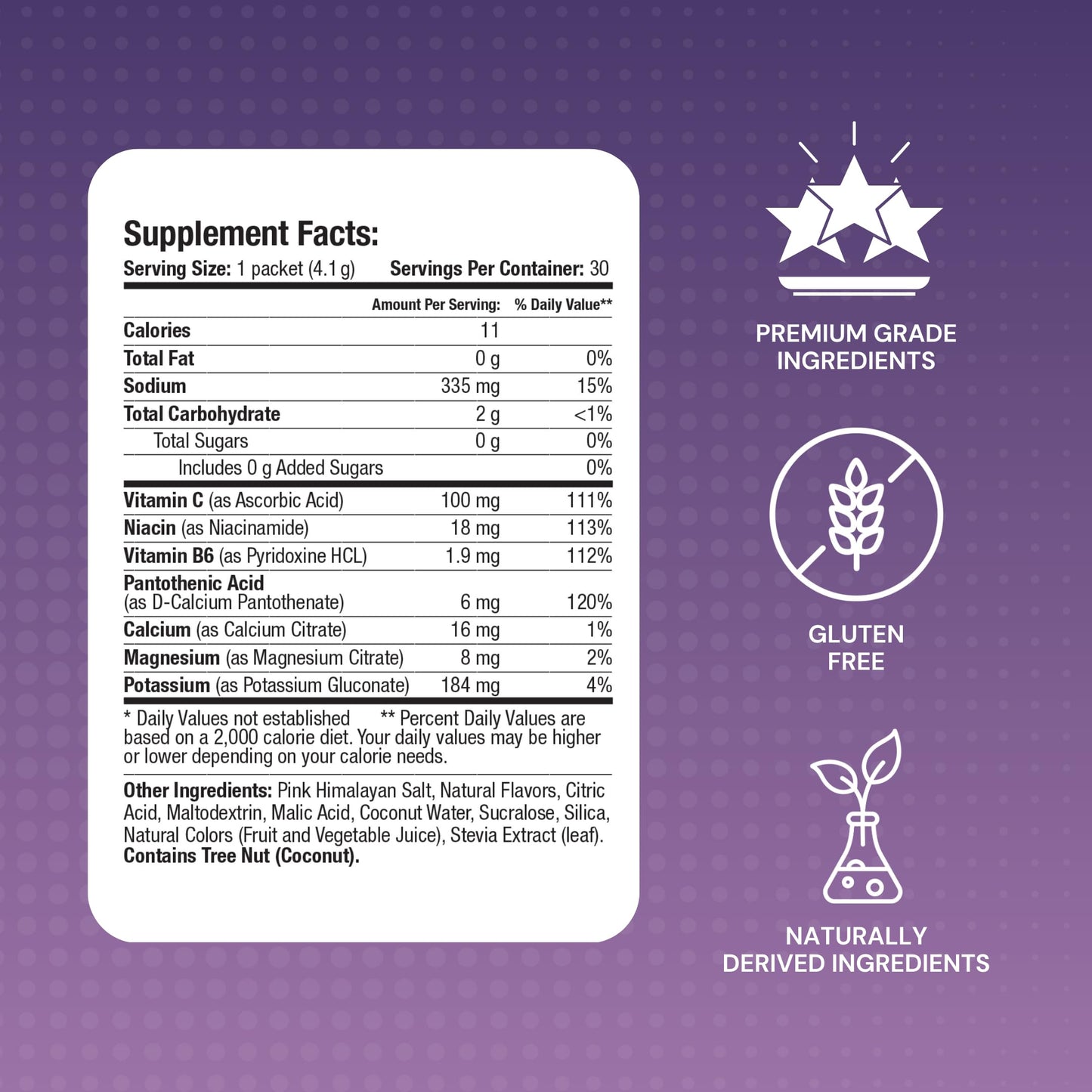 Le-Vel Thrive Thirst Electrolyte Powder with Amino Acids, 30 Pack
