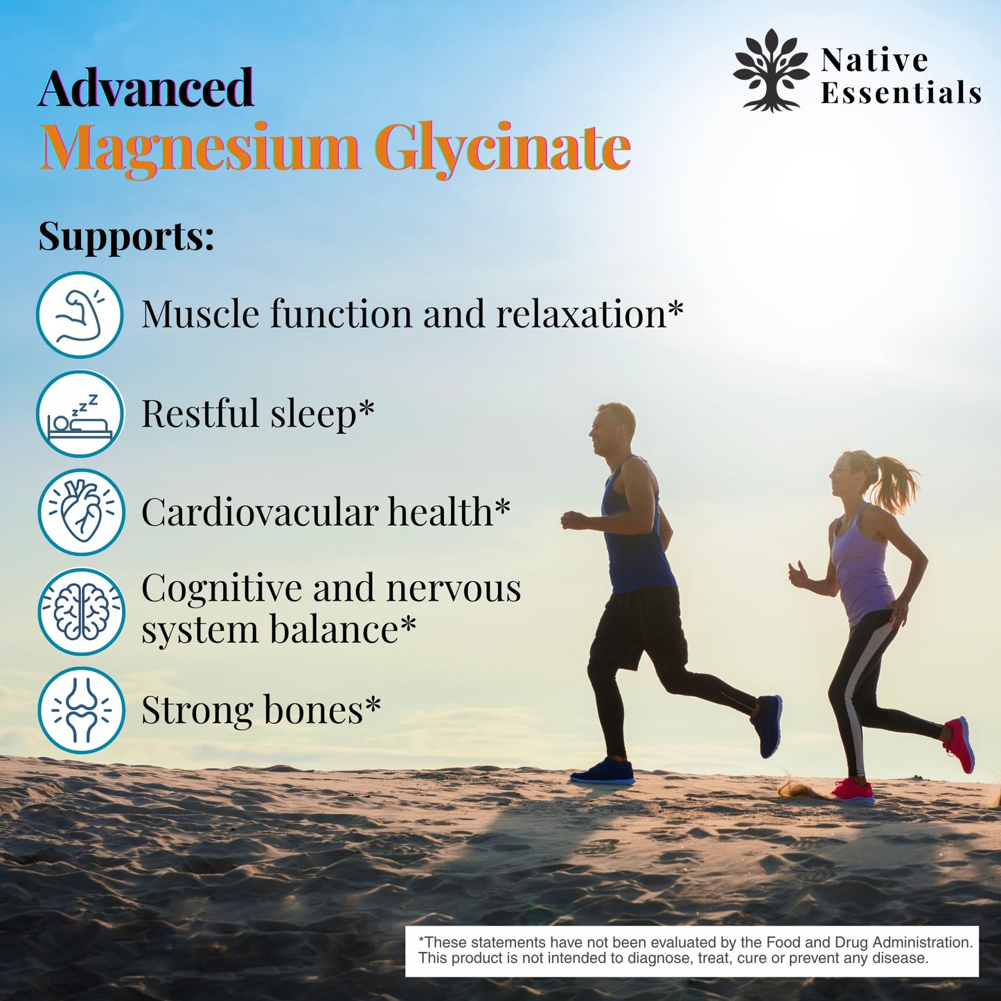 Native Essentials Magnesium Glycinate Capsule 120 Capsules