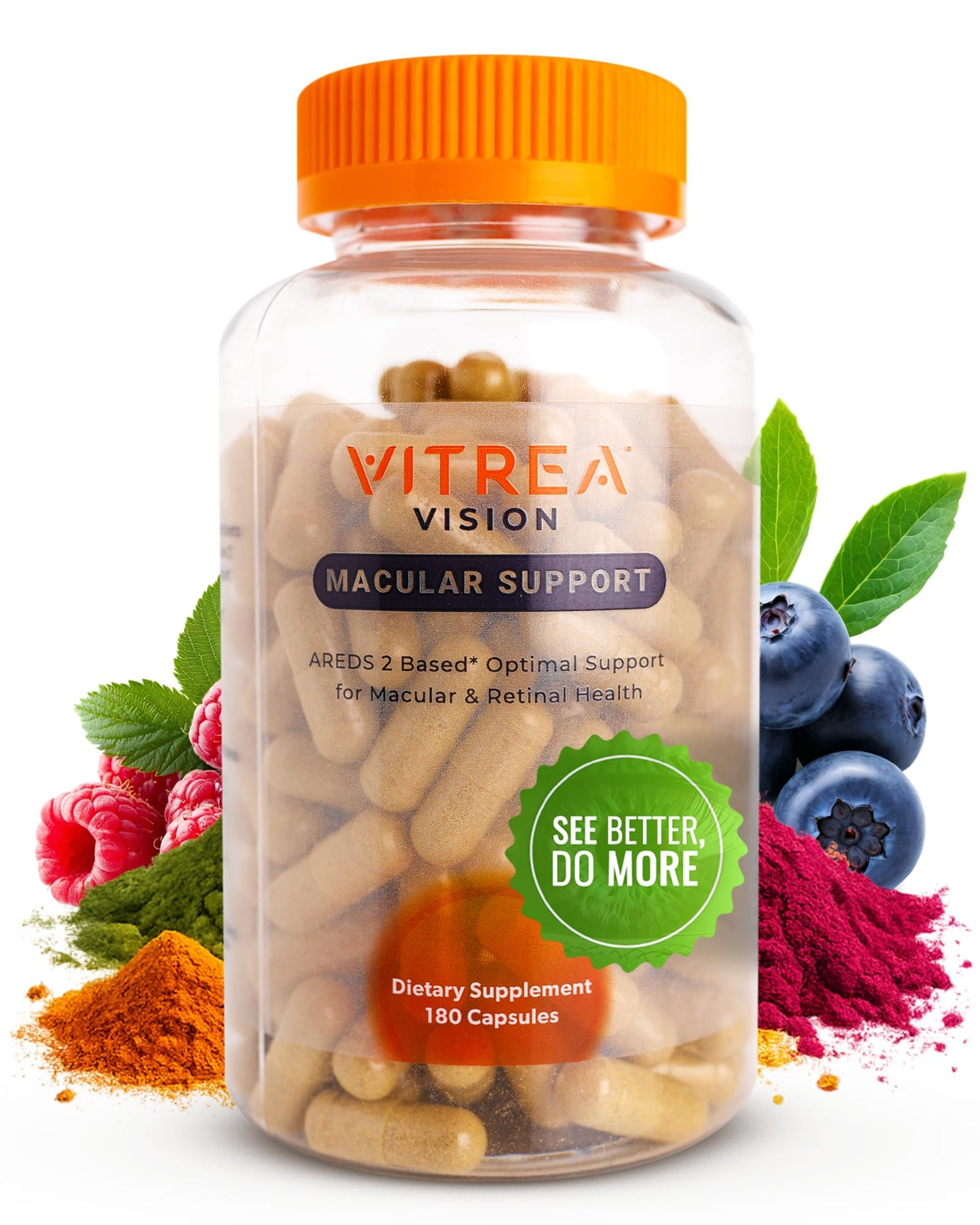 VITREA VISION Health Vision Macular Support Capsules 180