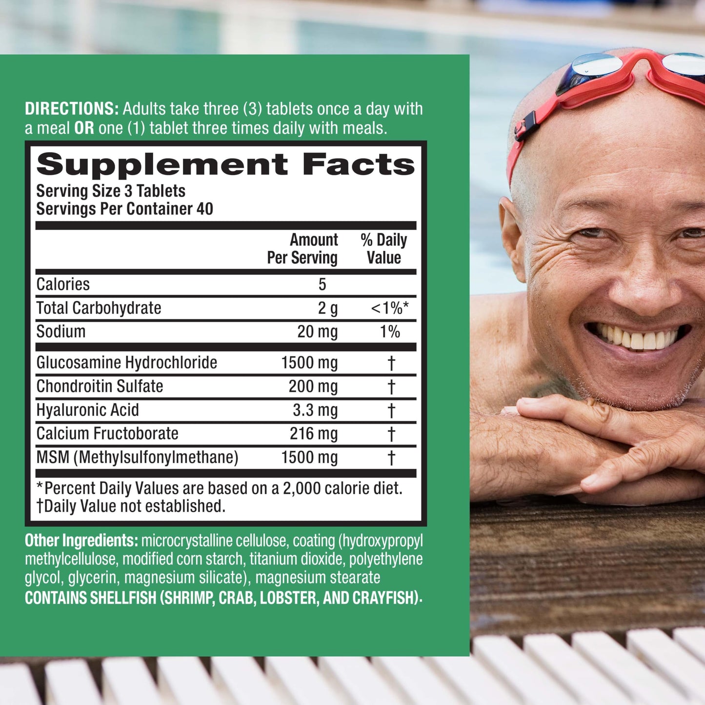 Move Free Advanced Glucosamine Chondroitin MSM Joint Support Supplement Tablets 360 Tablets