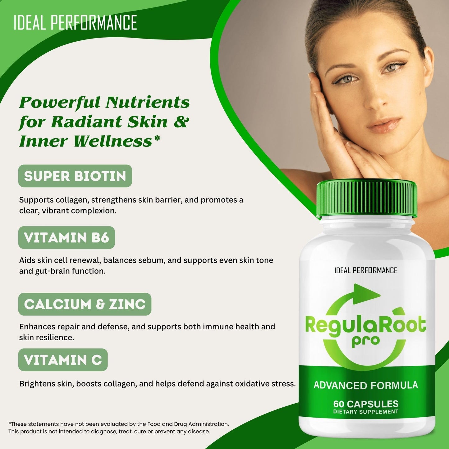 IDEAL PERFORMANCE RegulaRoot Pro Capsules, 180 Capsules