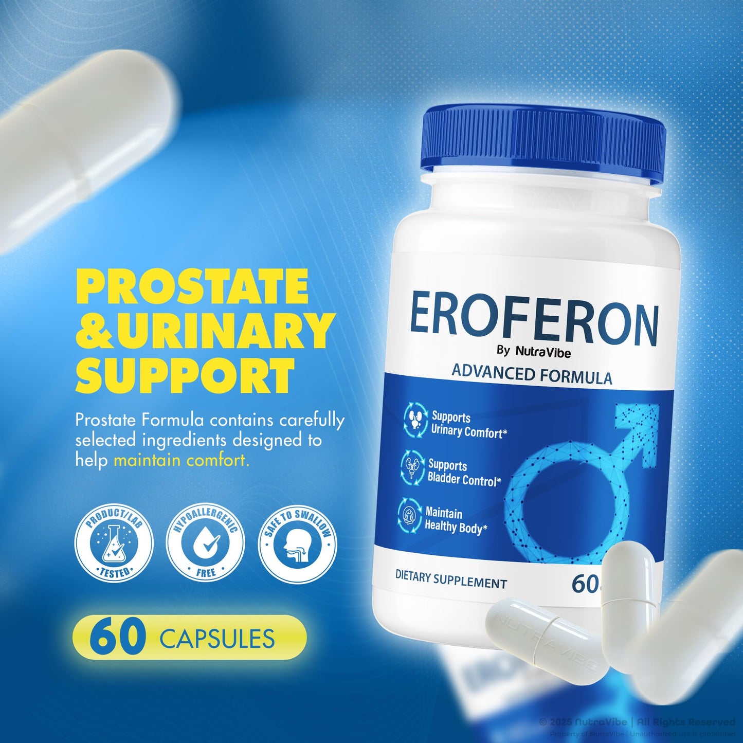 NutraVibe Eroferon Capsules 60 Count