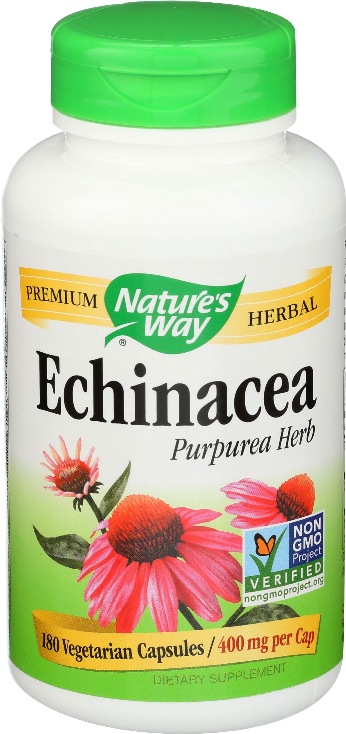 Nature's Way Echinacea Herb 400 mg Capsule 180