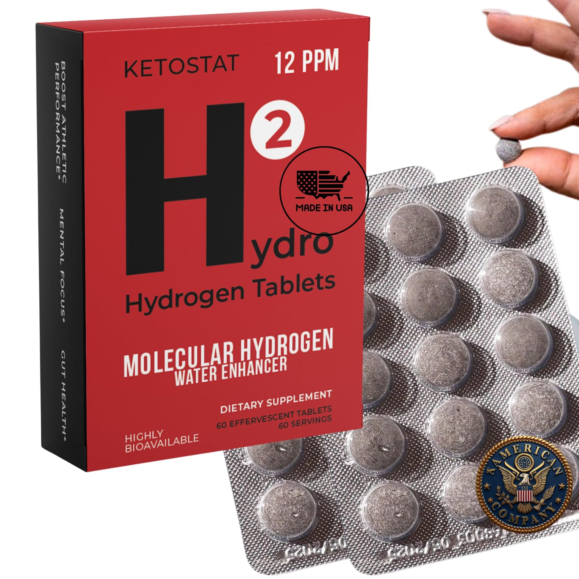 HYDRO HYDROGEN TABLETS Hydrogen Water Tablets Tablet 60 Tablets