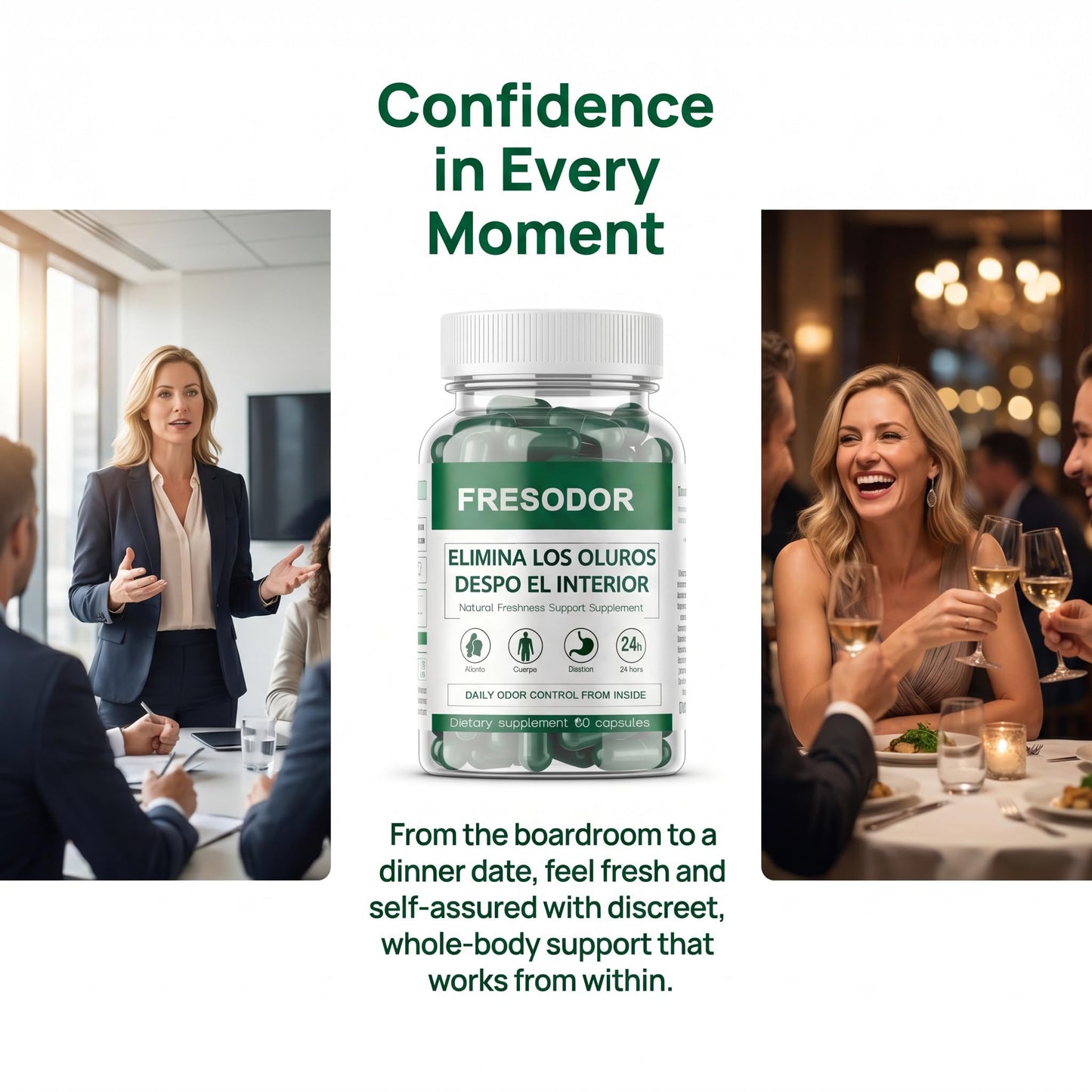 NEWUREHO Fresodor para Mal Aliento Capsules, 2 Count