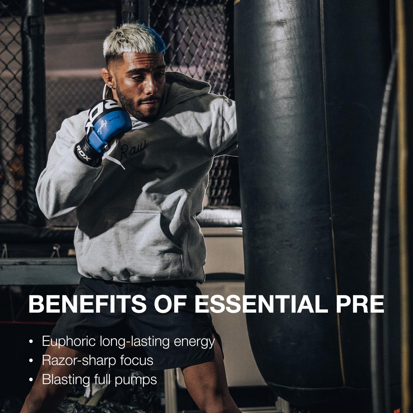 RAW Essential Pre-Workout Powder, 14.29 Ounce