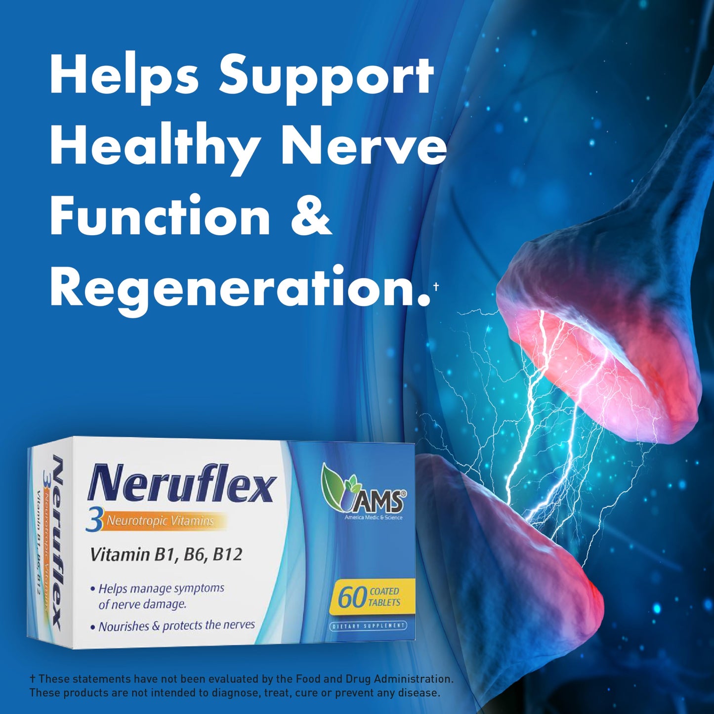 America Medic & Science NeruFlex Tablet 60 Tablets