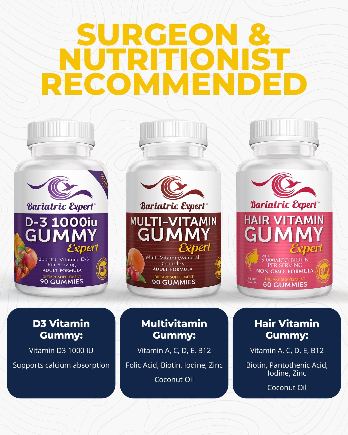 Bariatric Food Expert Bariatric Multivitamin Gummies 90 Chews