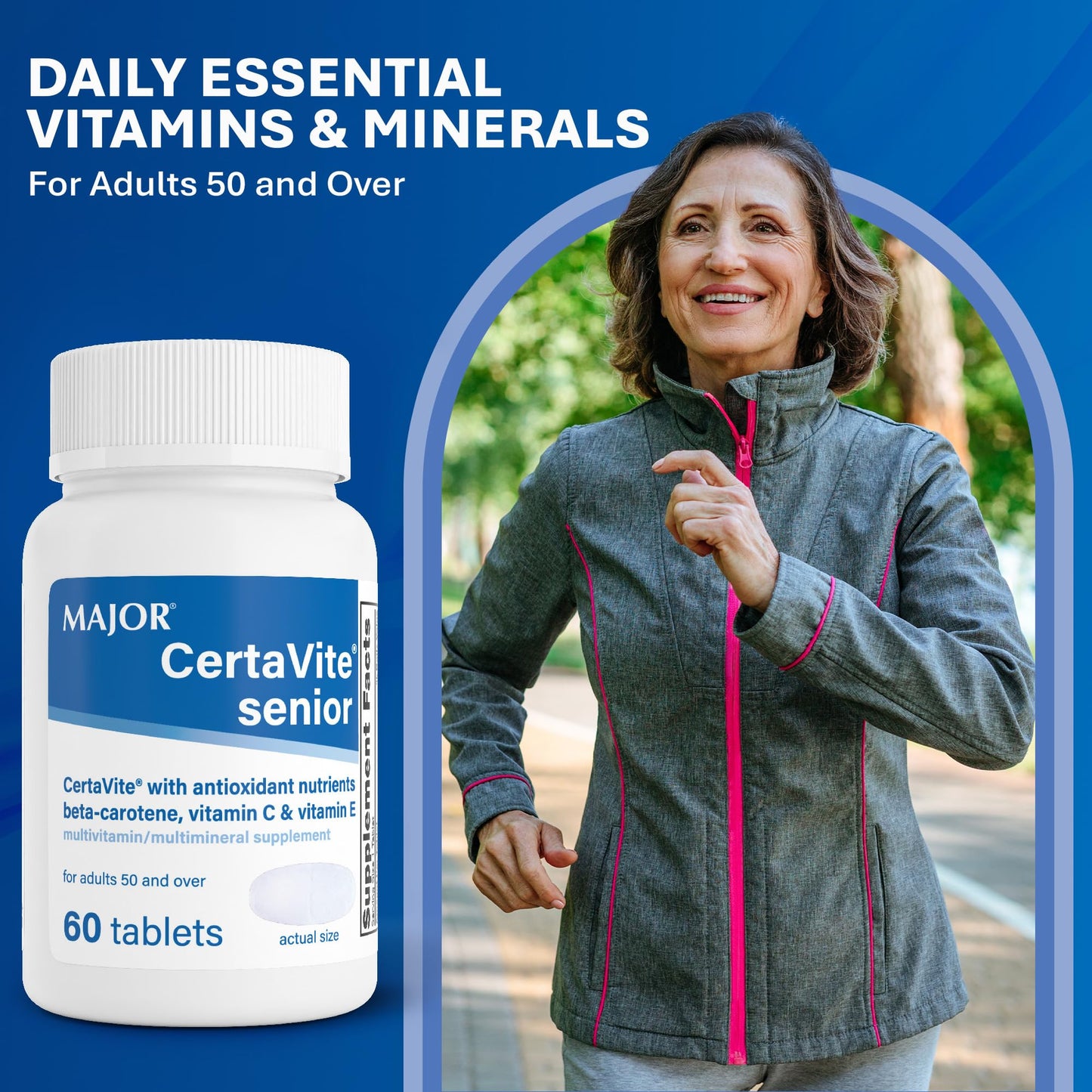 MAJOR CertaVite Senior Multivitamin with Antioxidants Tablet 60 Tablets