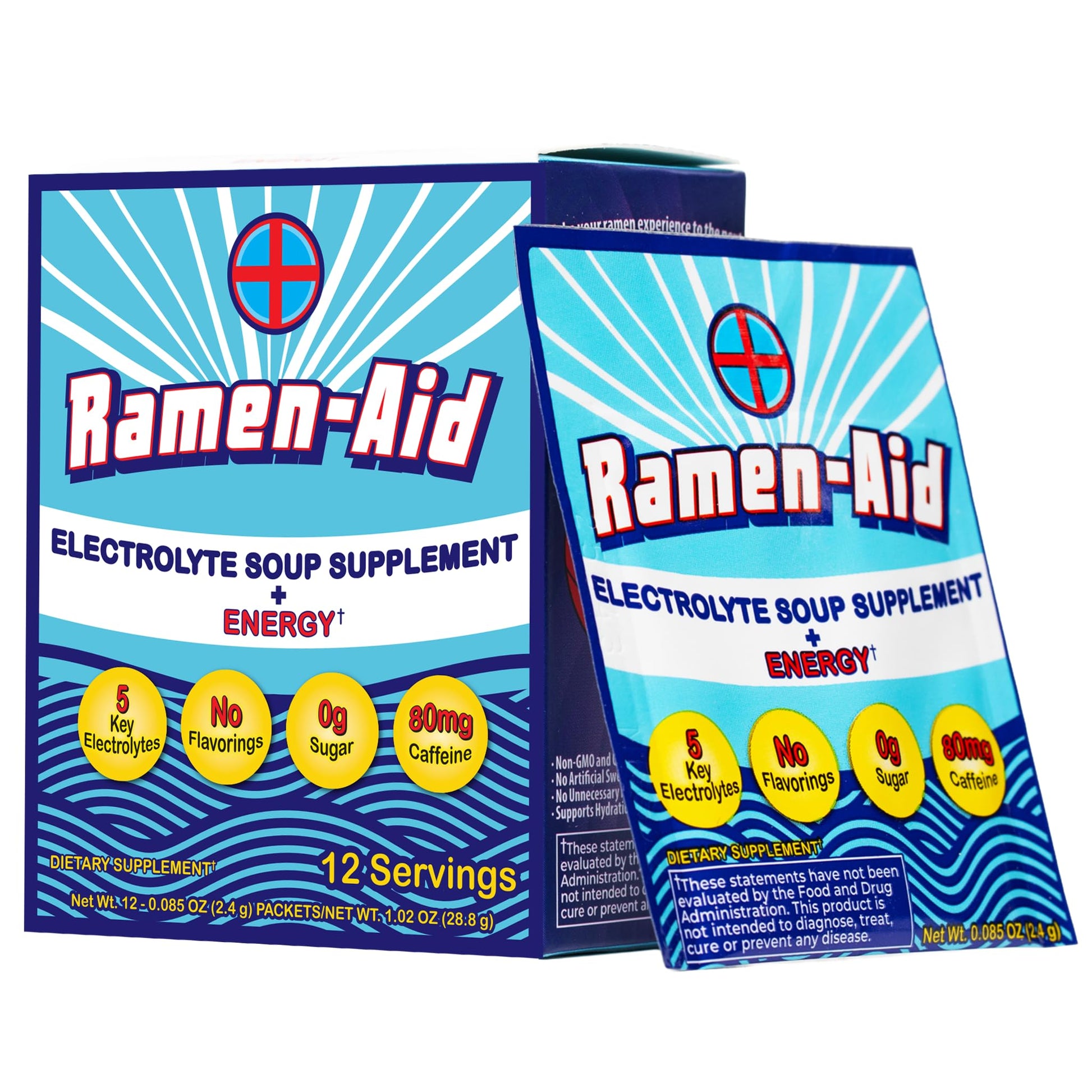 Ramen-Aid Electrolyte Soup Supplement with Energy Powder 1.02 oz