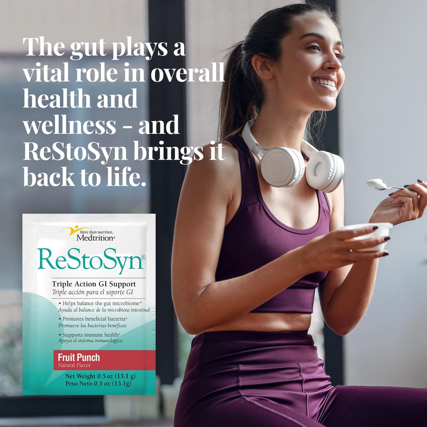 Medtrition ReStoSyn® Triple Action Gut Health Supplement Powder 25