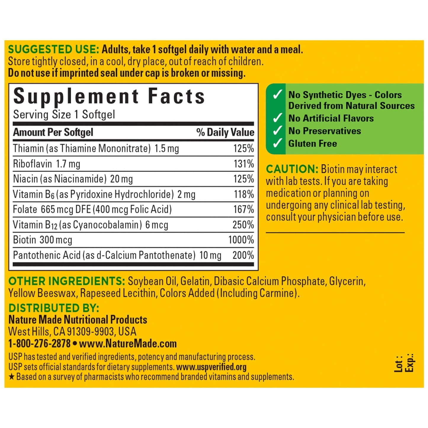Nature Made Super B Energy Complex Softgels 59