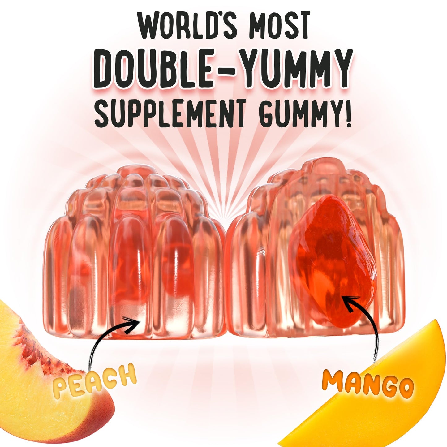 OH MY CHEWY Magnesium + D3K2 Gummies, 120 Gummies