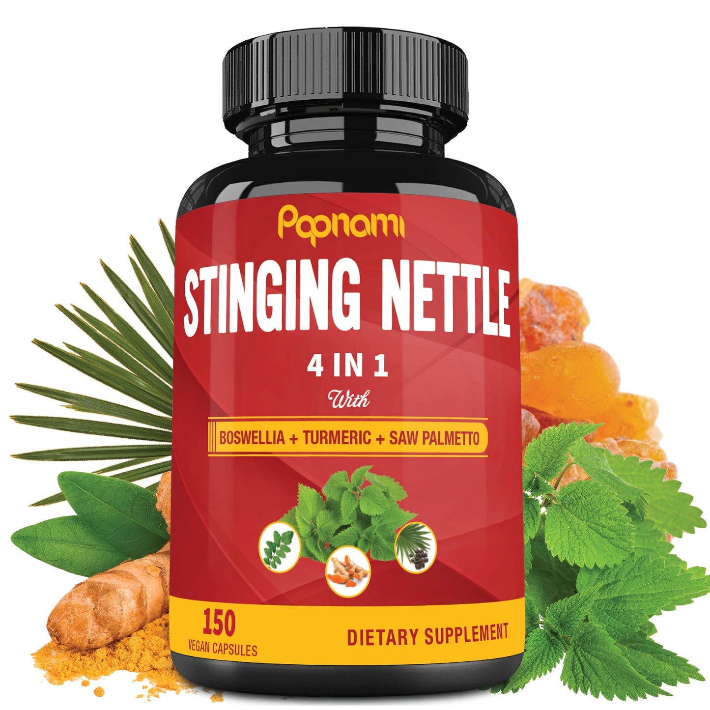 Papnami Stinging Nettle Extract Capsule 150 Count