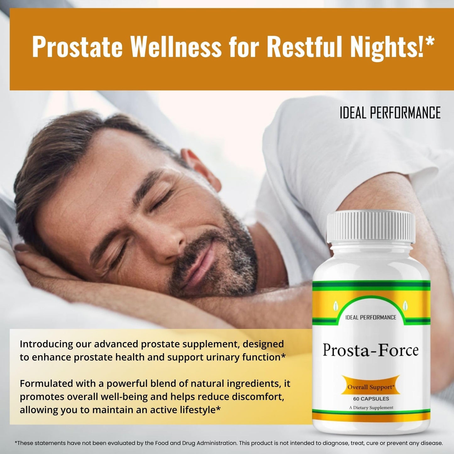 Ideal Performance ProstaForce Prostate Health Supplement Capsule 180
