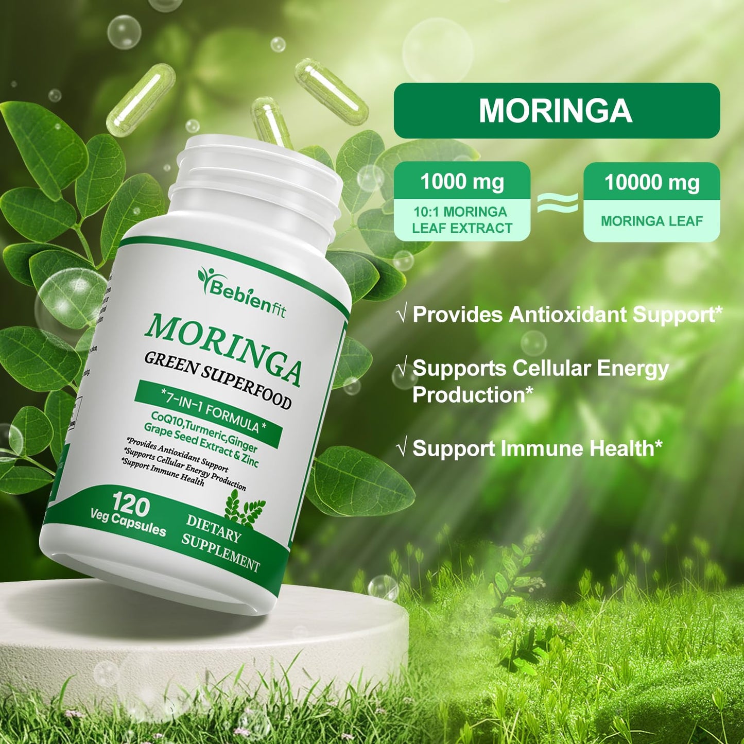 Bebien fit Moringa Capsule 120 Count