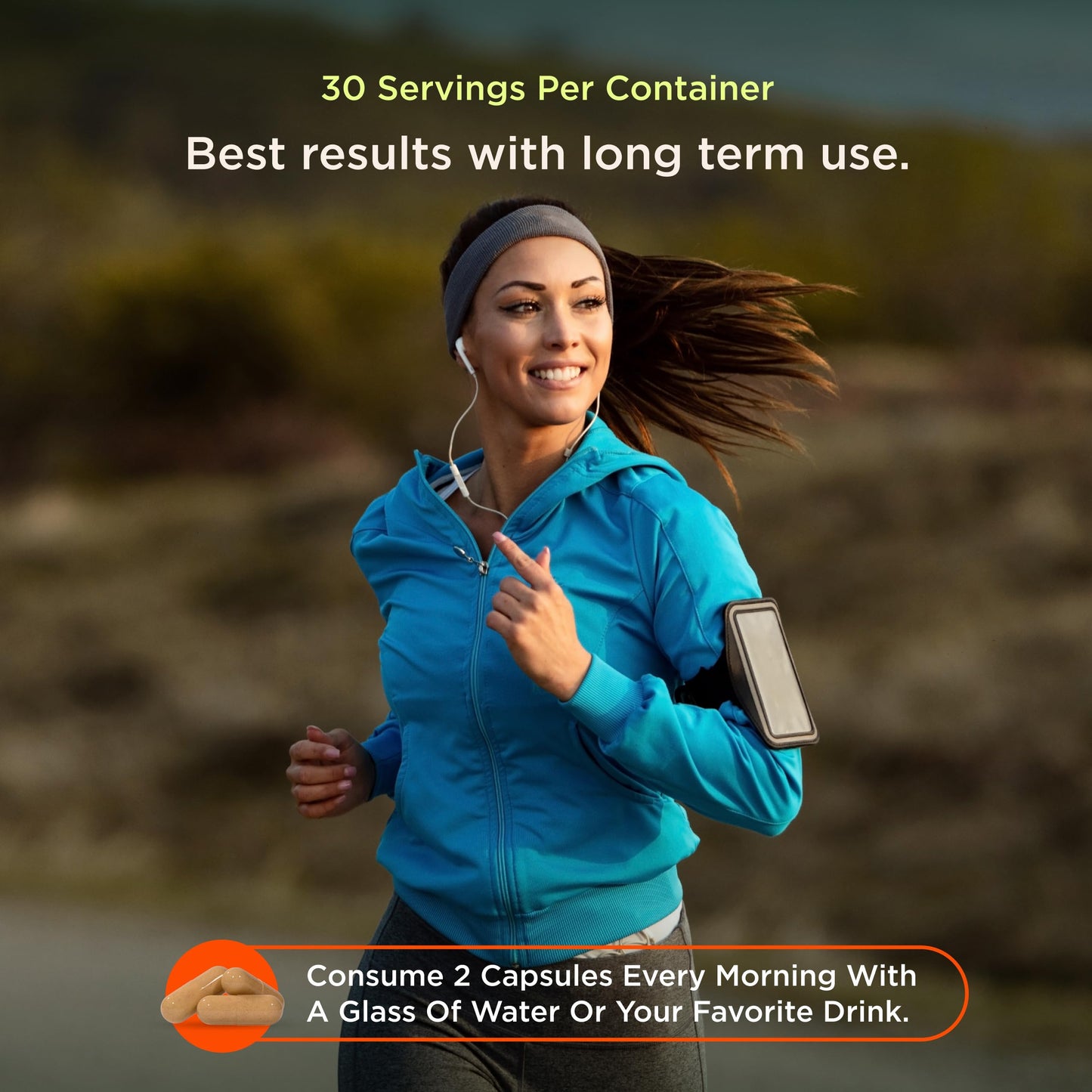 The Genius Brand Rise+Shine Nootropic Energy Formula Capsule, 60