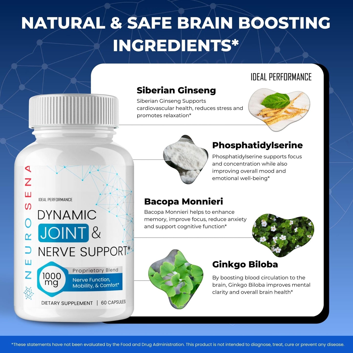 IDEAL PERFORMANCE NeuroSena Capsules 120 Count