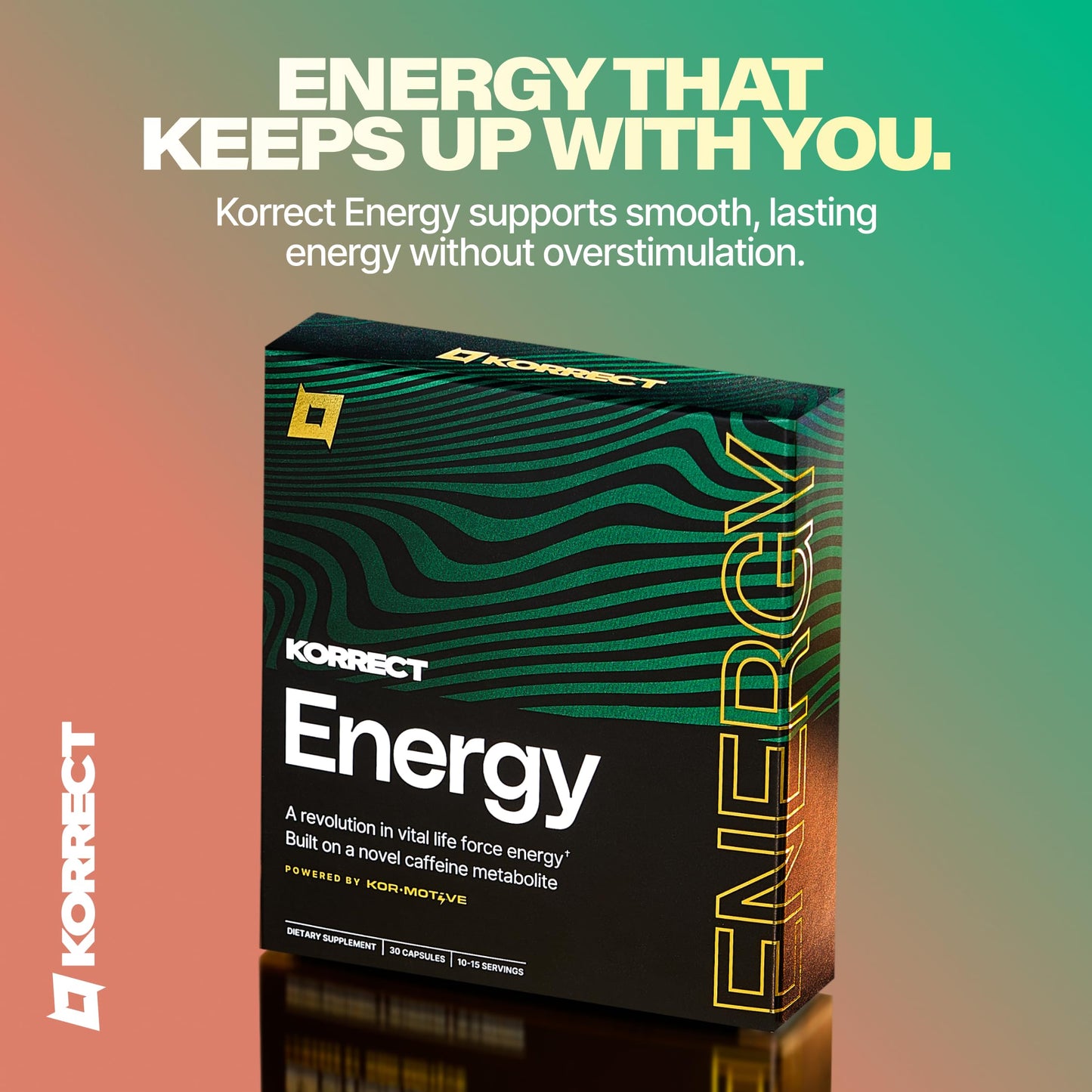 KORRECT LIFE Energy Paraxanthine Supplement Capsule, 30 Capsules
