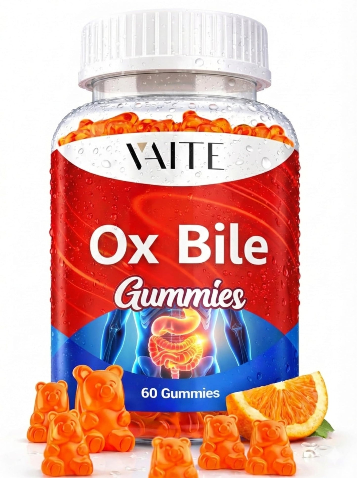VAITE Ox Bile Gummies 60 Count