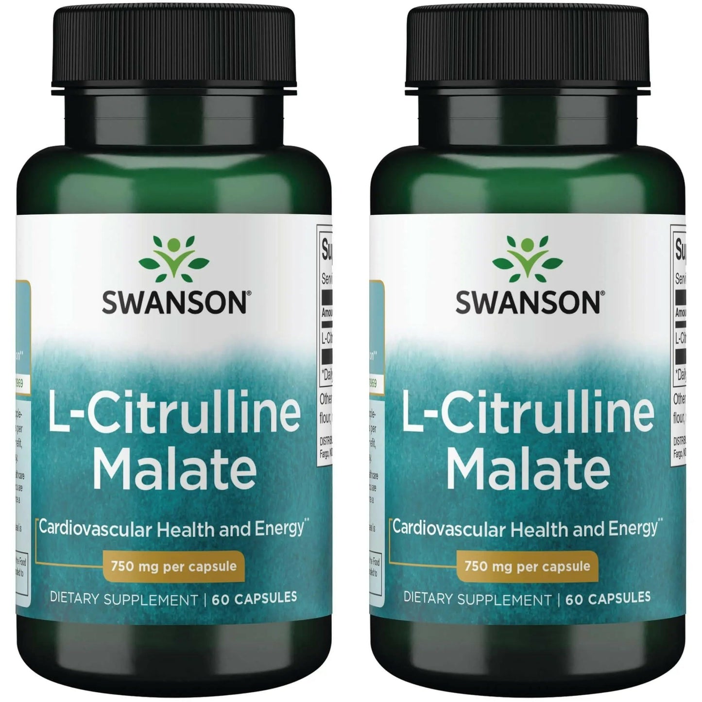 Swanson L-Citrulline Malate Capsules 120 Count