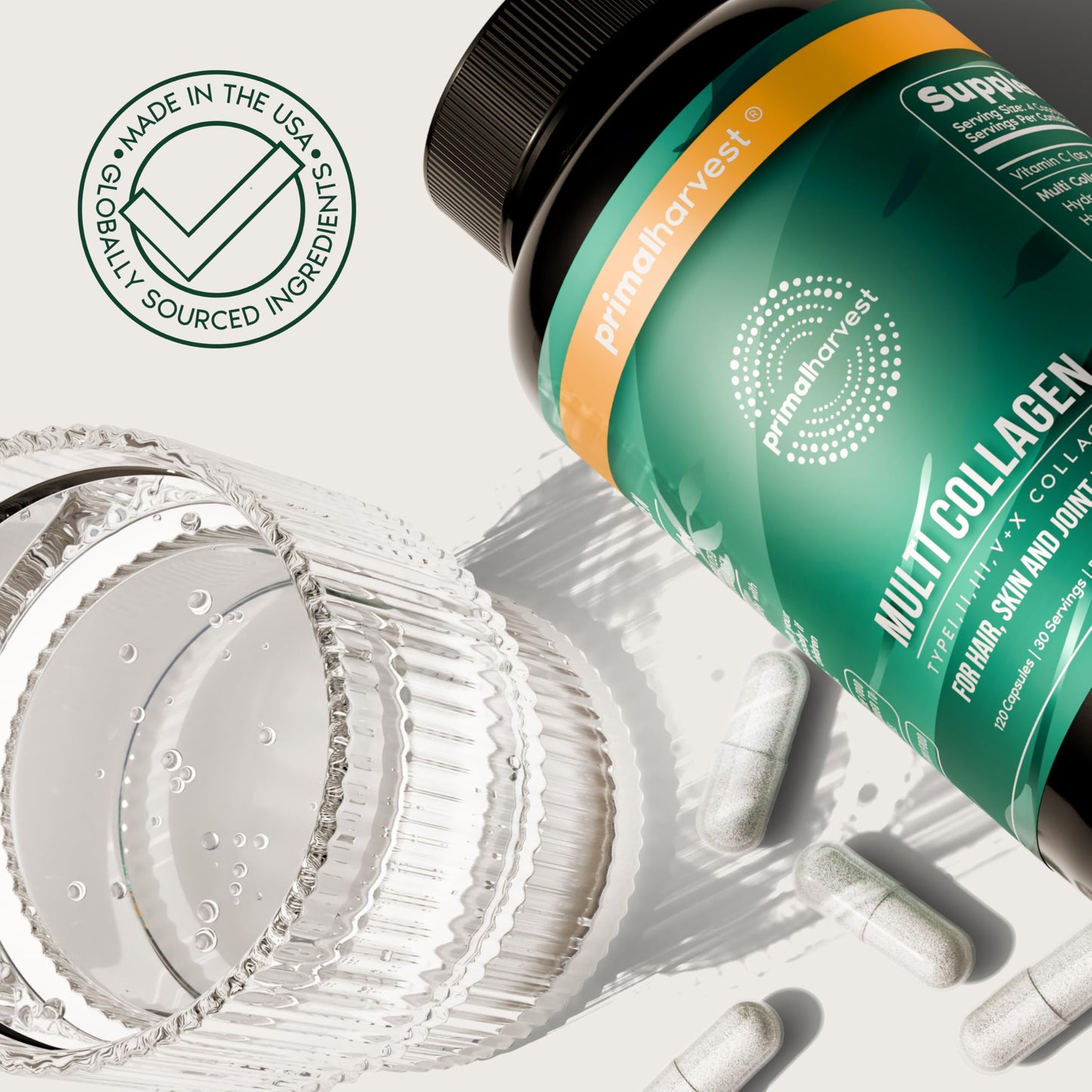 Primal Harvest Multi Collagen Capsules 240 Count