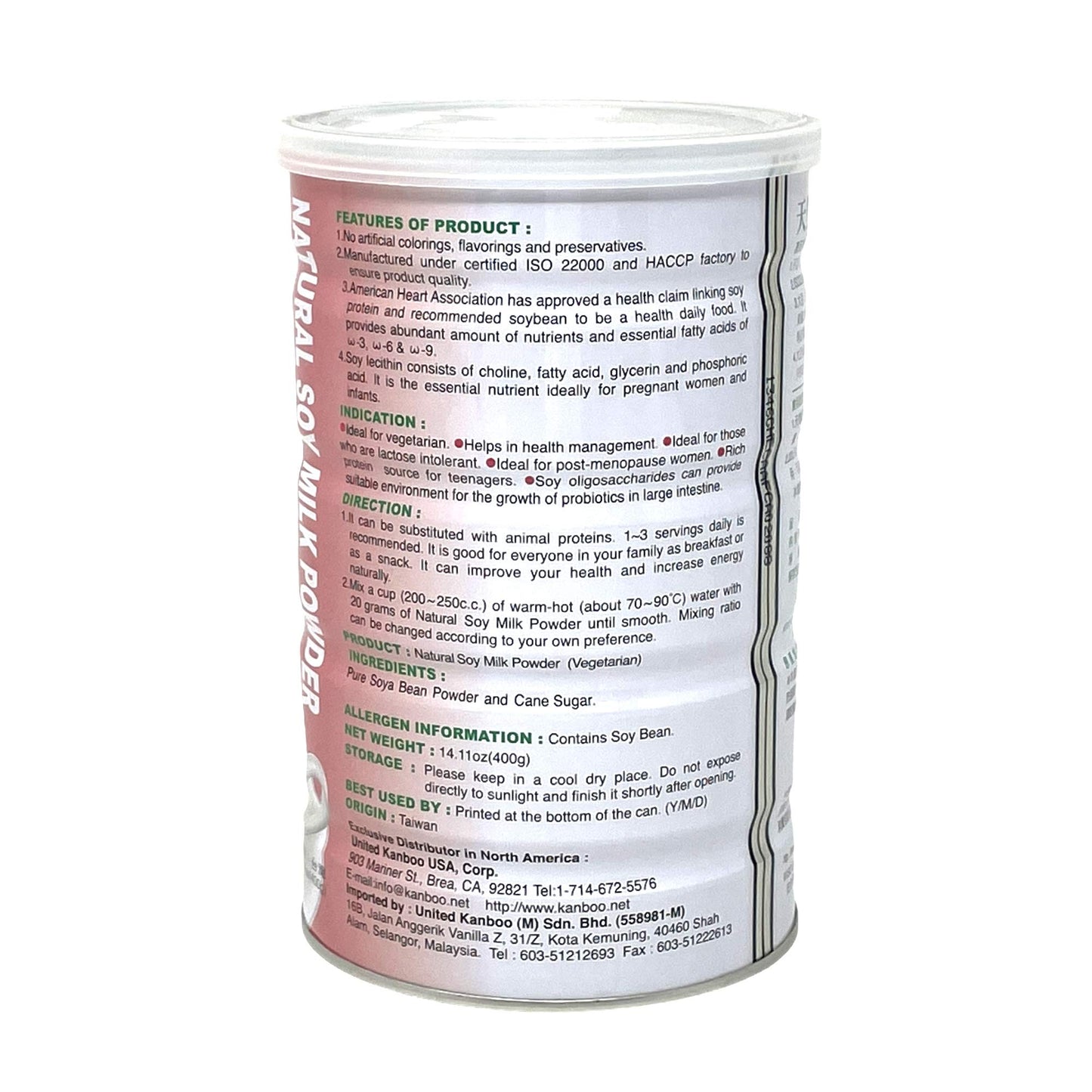 Vigor & Health Soy Milk Powder 14.1 oz Pack of 1