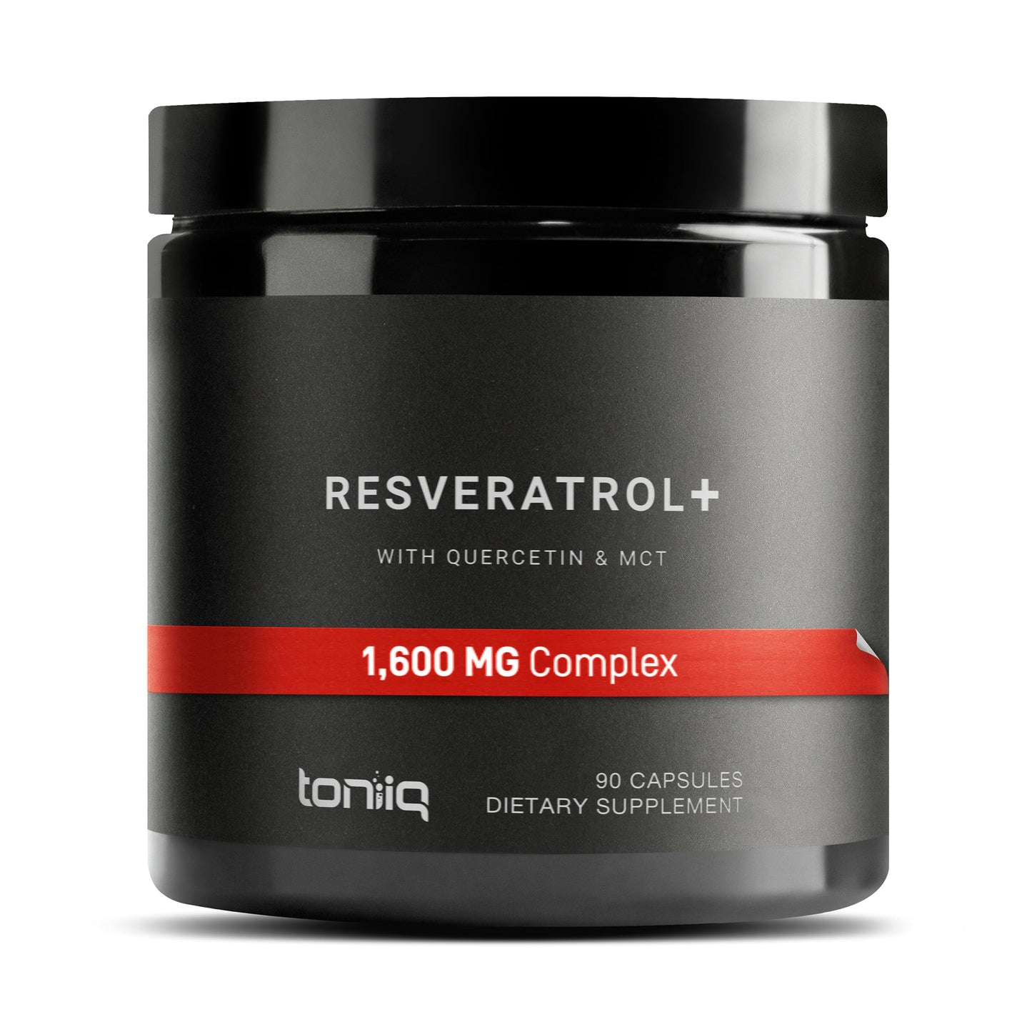 Toniiq Resveratrol Blend 500mg Capsule, 90 Count
