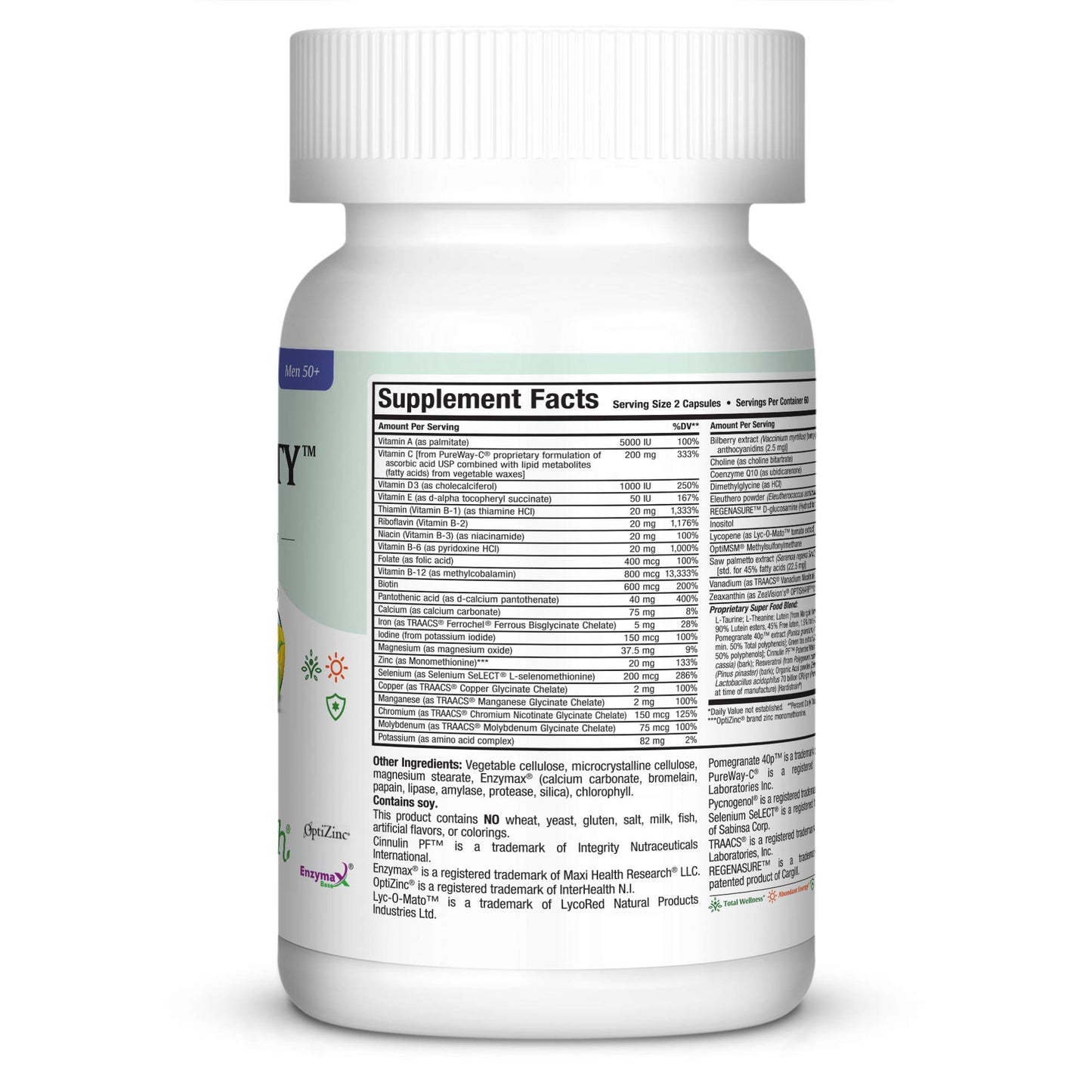 Maxi Health Multivitamin 50 Plus 60 Capsules