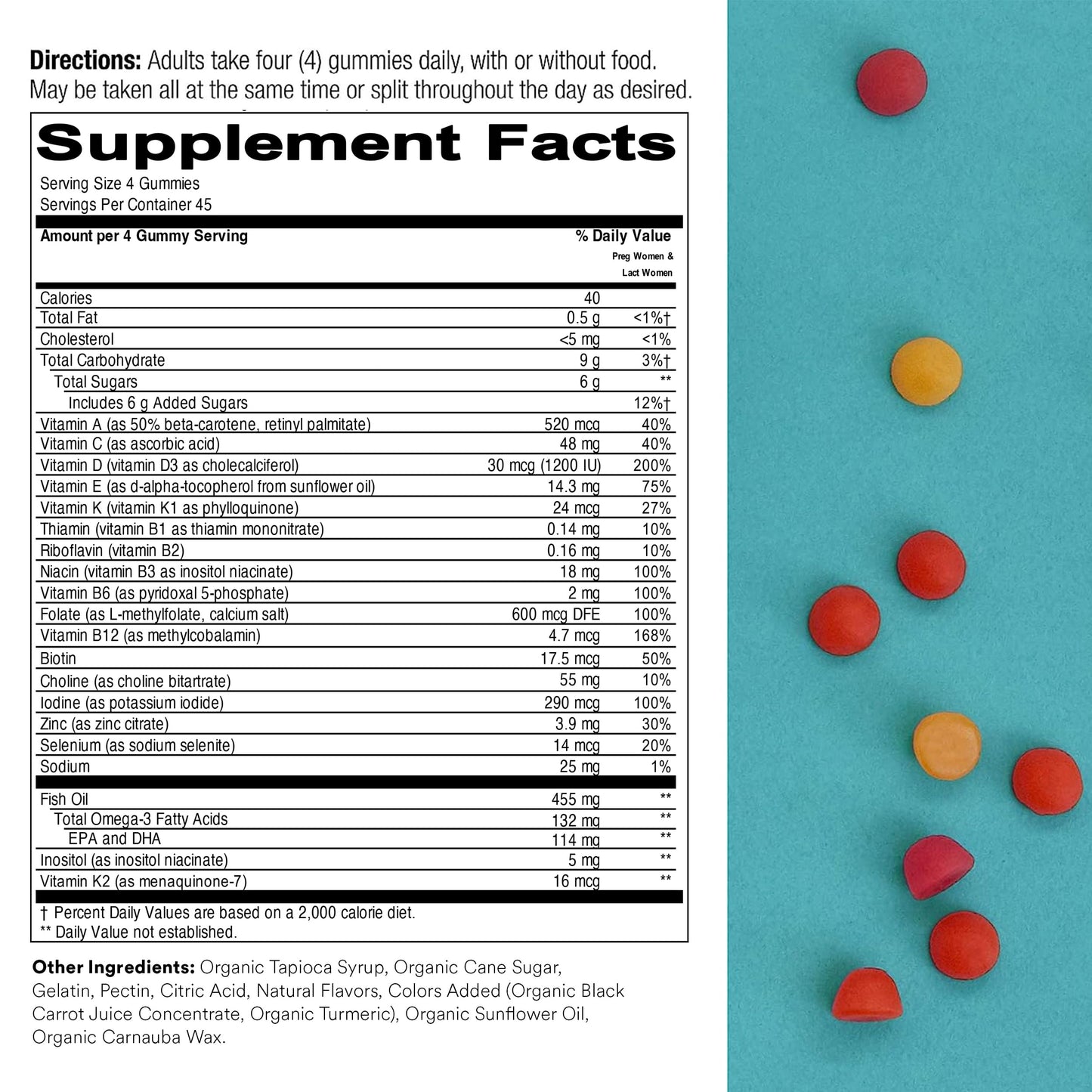 SmartyPants Prenatal Multivitamins and Probiotic Immunity Bundle Gummies 180 Count