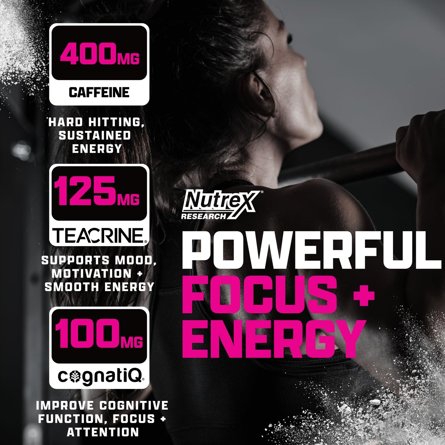 Nutrex Research OUTLIFT Amped Max Dosed HIGH STIM Pre Workout Powder 15.7 oz