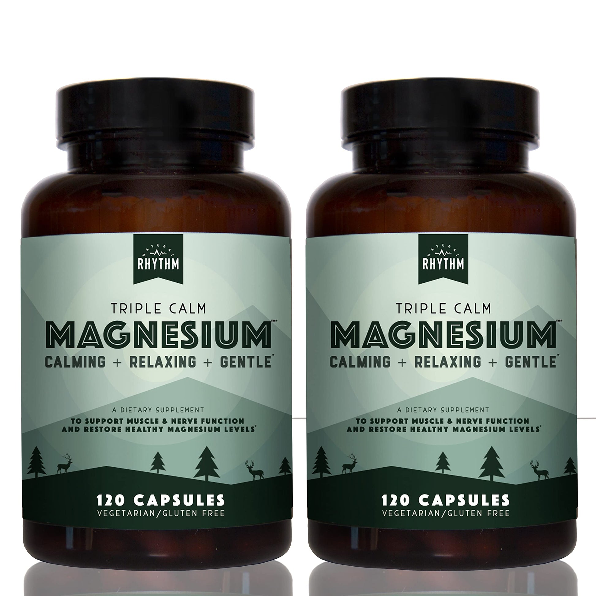 Natural Rhythm Triple Calm Magnesium 150 mg Capsules, 240 Count