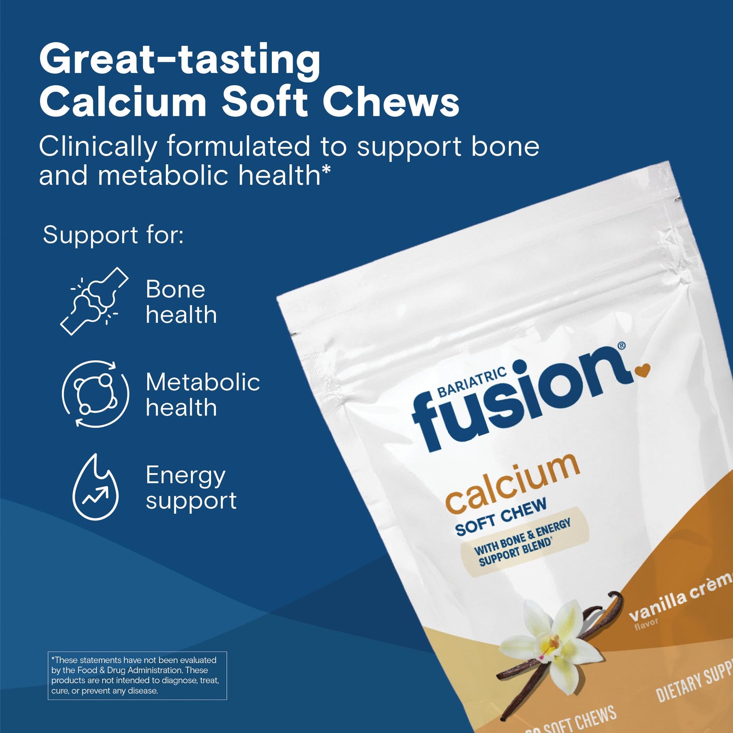 Bariatric Fusion Calcium Citrate with Vitamin D3 Gummy 60 Count
