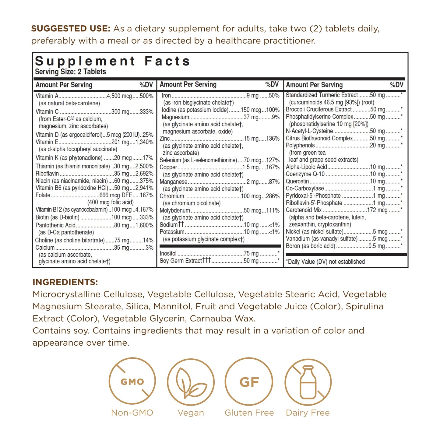 Solgar Omnium 90 Tablets