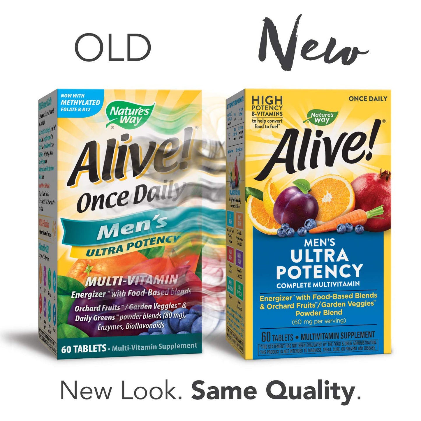 Nature's Way Alive Once Daily Men's Multi Ultra Potency Tablet, 60 Count